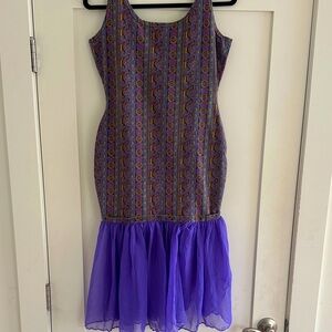 Vintage 90s Contempo Casuals Tank Dress Size Large
